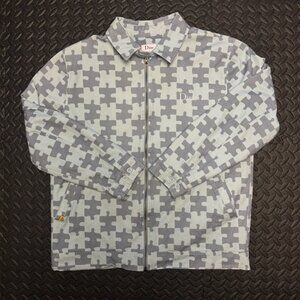 DIME Puzzle Twill Jacket (Light Blue)